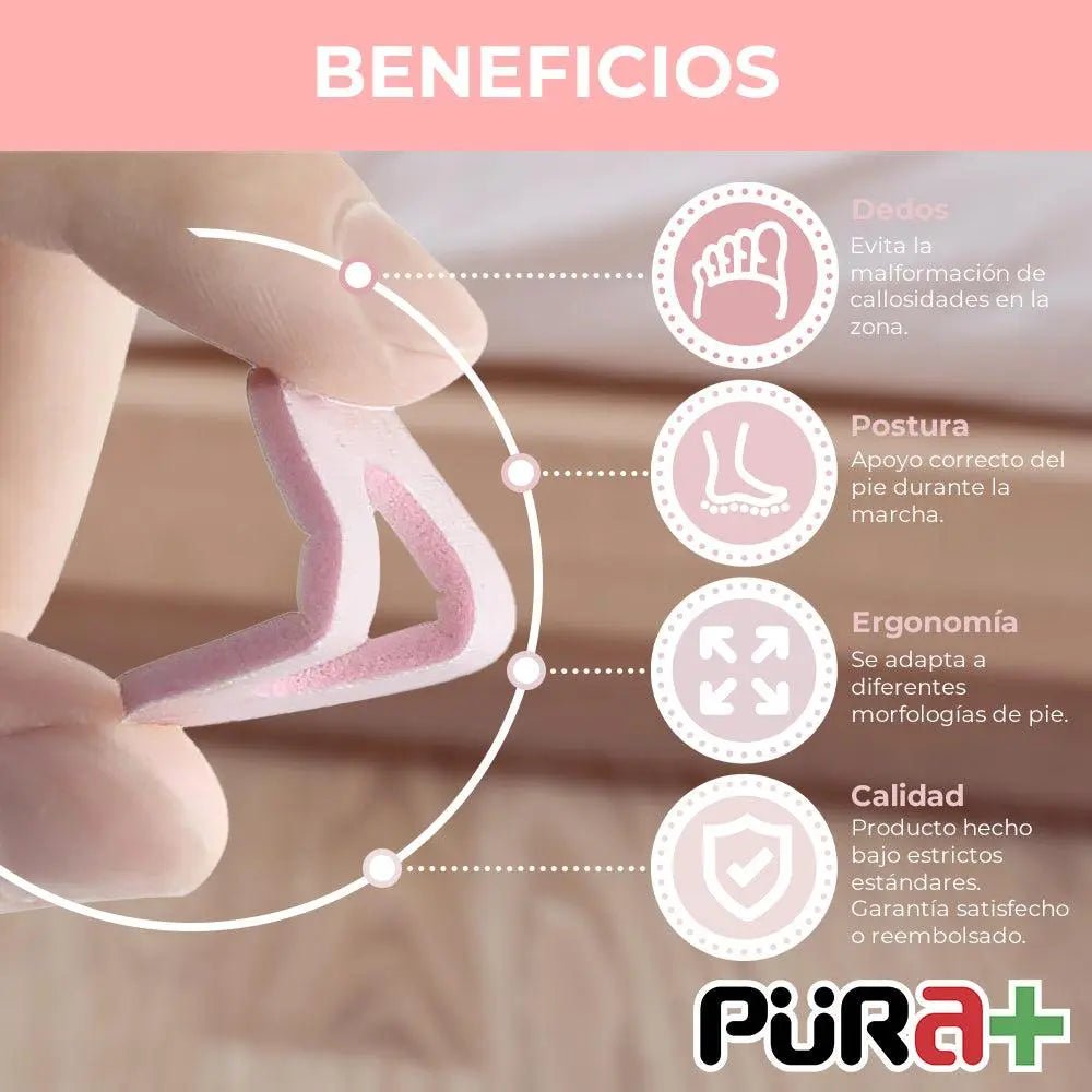 Protector Dedos Pies Pura+ Ovalos X 6Und-Locatel Colombia - Locatel