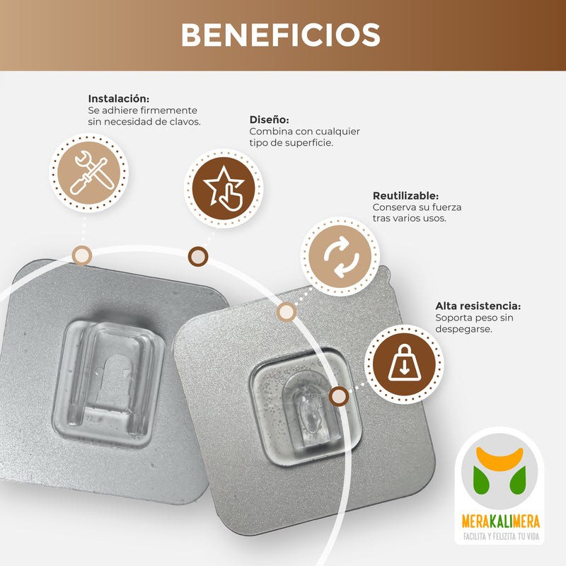 Soporte Adhesivo Soporte Pared X12