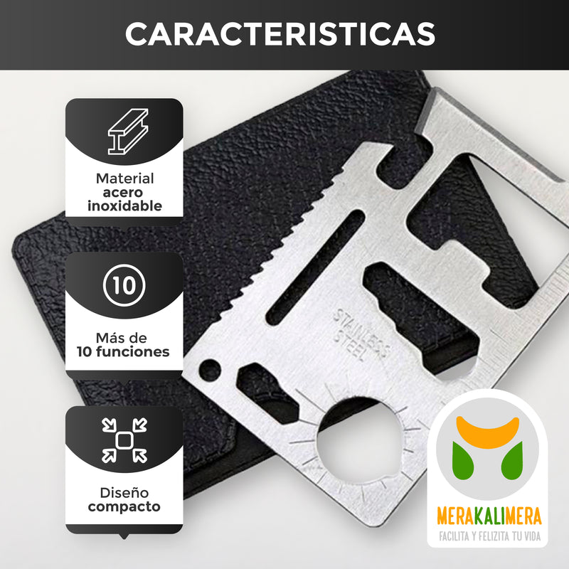 Tarjeta Multiherramienta 11 en 1