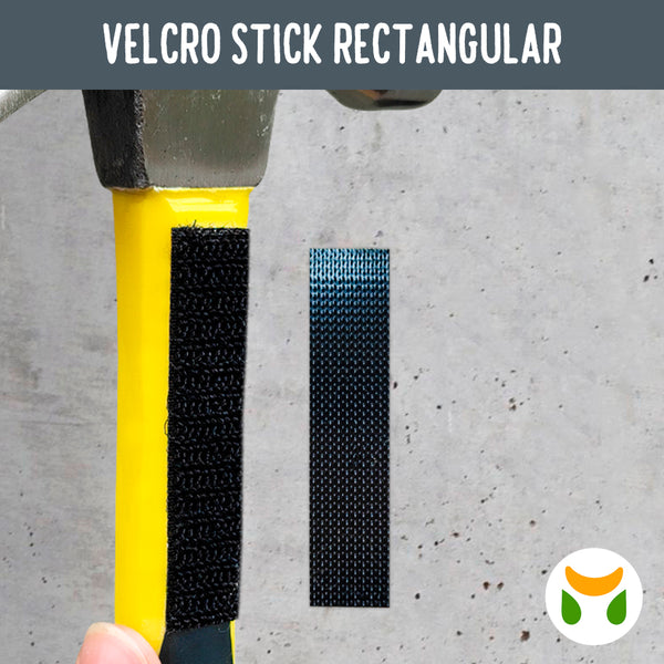 Velcro Stick Rectangular Cuelga Fácil 4 Unidades
