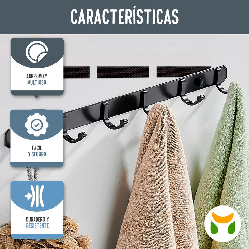 Velcro Stick Rectangular Cuelga Fácil 4 Unidades