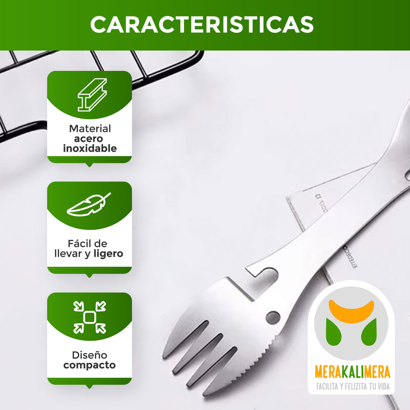 Cubierto Multifuncional 5 en 1