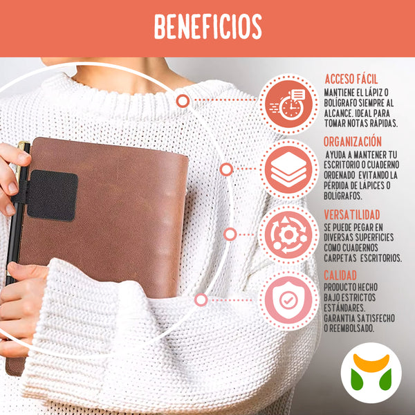 Bolifix Adhesivo Porta Bolígrafo