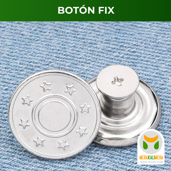 Botones Metalicos de Jeans con Instalación Rapida X4
