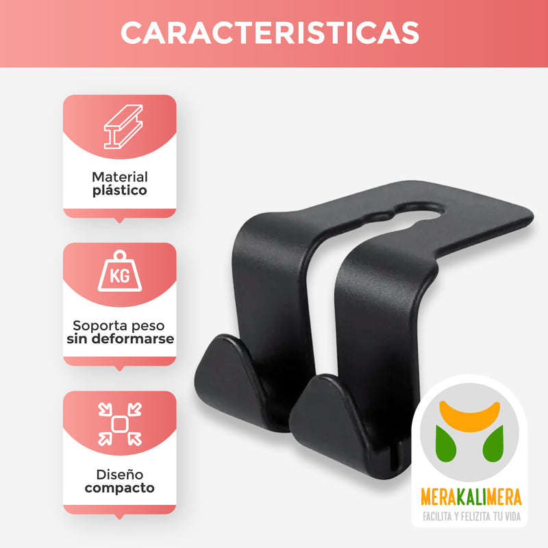 Gancho Organizador para Reposacabeza de Carro