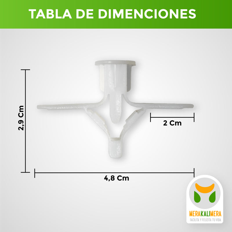 Anclaje de Expansión Mariposa X12