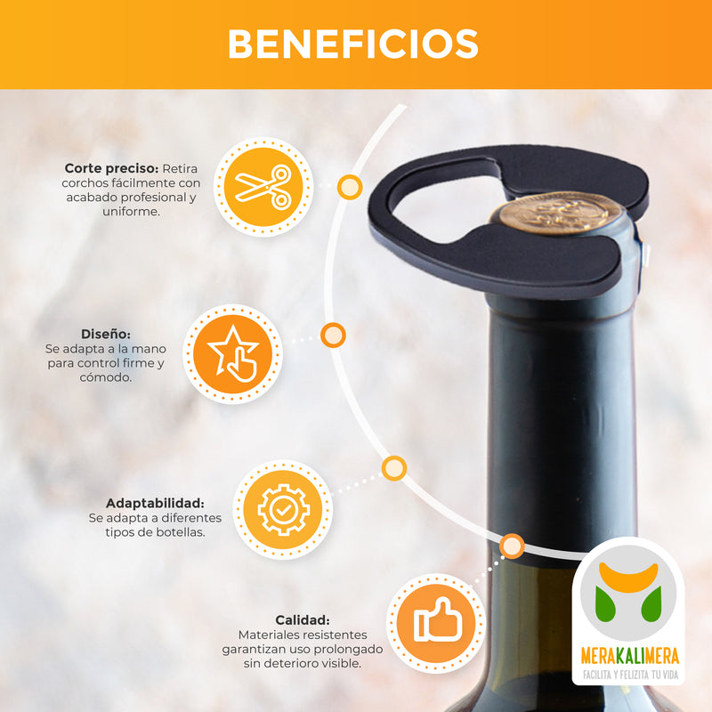 Cortacápsulas para Botellas de Vino