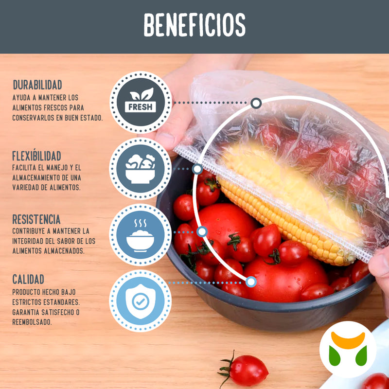 Cubierta para Comida Plastica X6