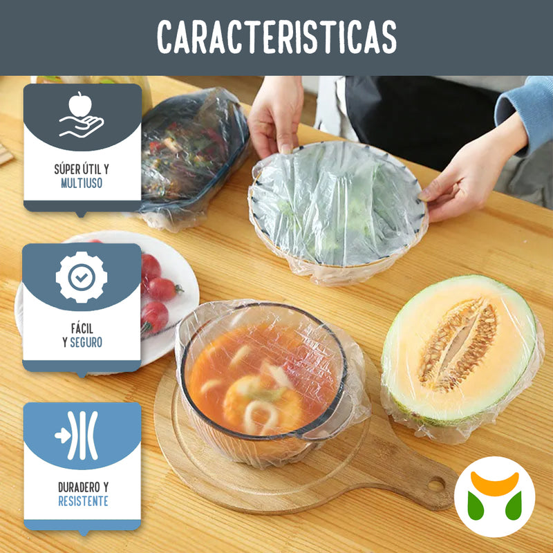 Cubierta para Comida Plastica X6