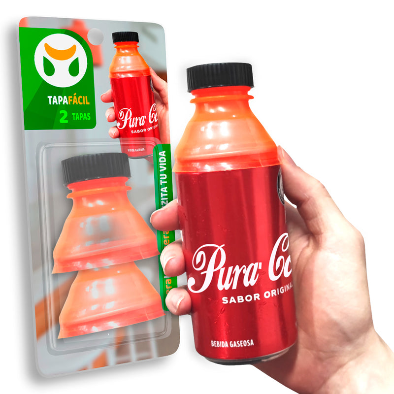 Tapa botella para Latas, Tapafacil X2