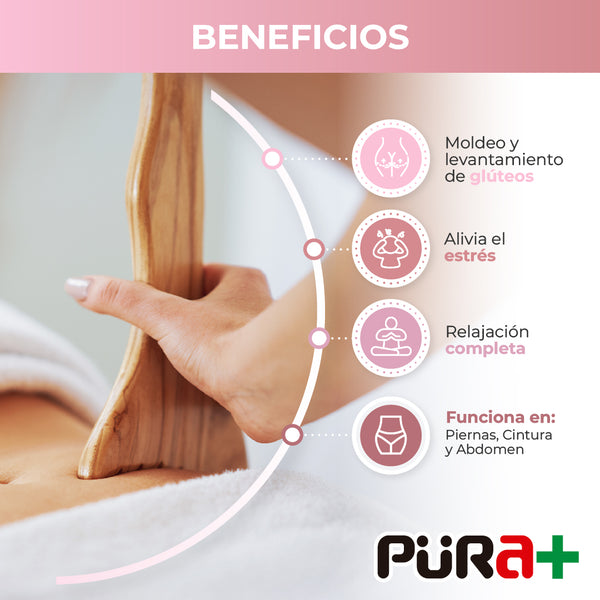 Tabla moldeadora gluteos profesional maderoterapia