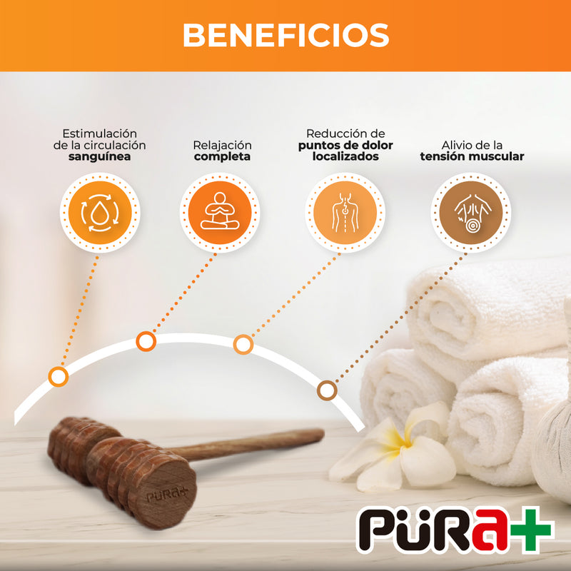 Masajeador martillo MADEROTERAPIA – Pura+ NrgyBlast Beybies