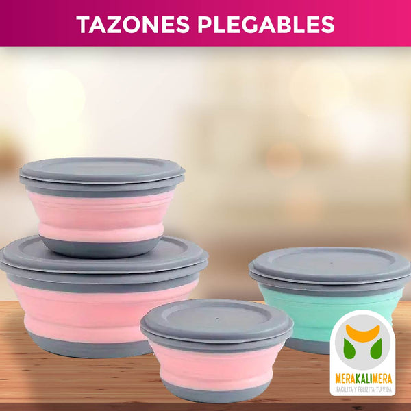 Tazones plegables