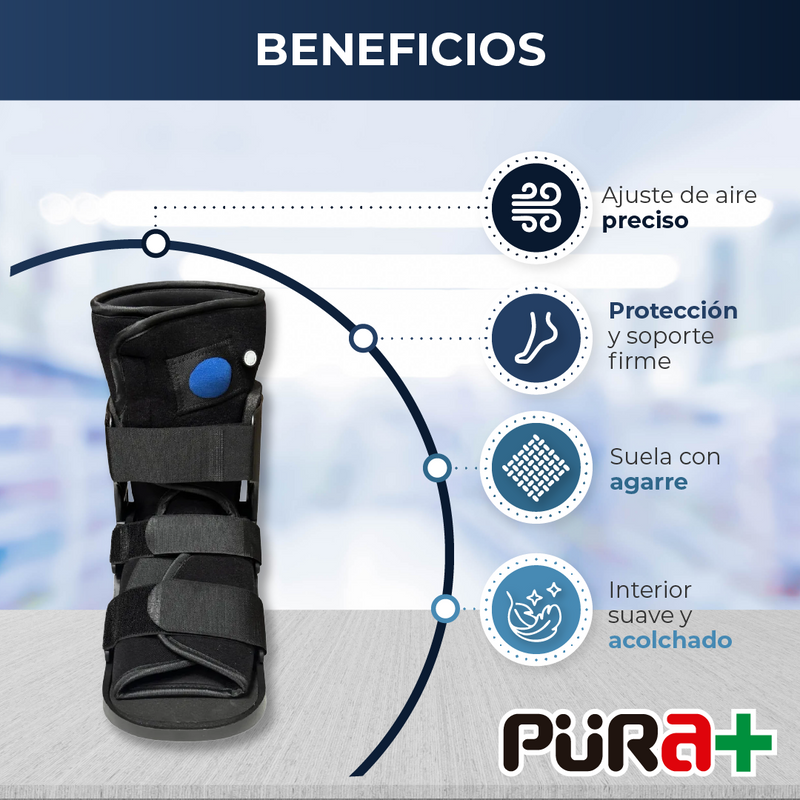Bota Soporte Tobillo con Bolsa de Aire