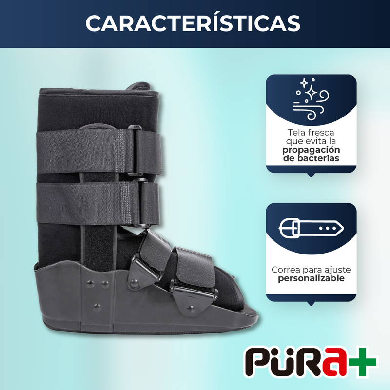 Bota Soporte Tobillo Ambidiestra Negra