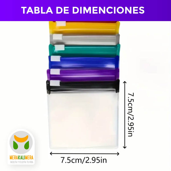 Bolsas para medicamento x6