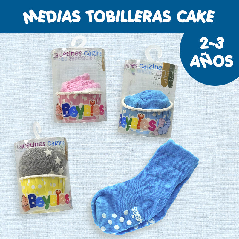 MEDIAS TOBILLERA-CAKE 2-3 AÑOS